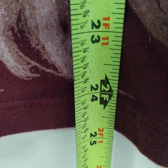 Harley Davidson Eagle Stud Rhinestones Womens Biker Burgundy Red L Shirt USA - Picture 10 of 10